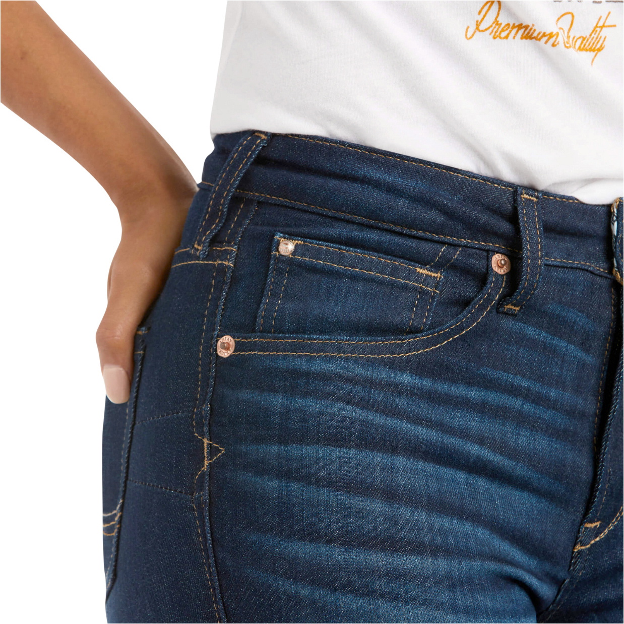 2025 Ariat Womens R.E.A.L. High Rise Ballary Boot Cut Jean 10036813 - Pennsylvania